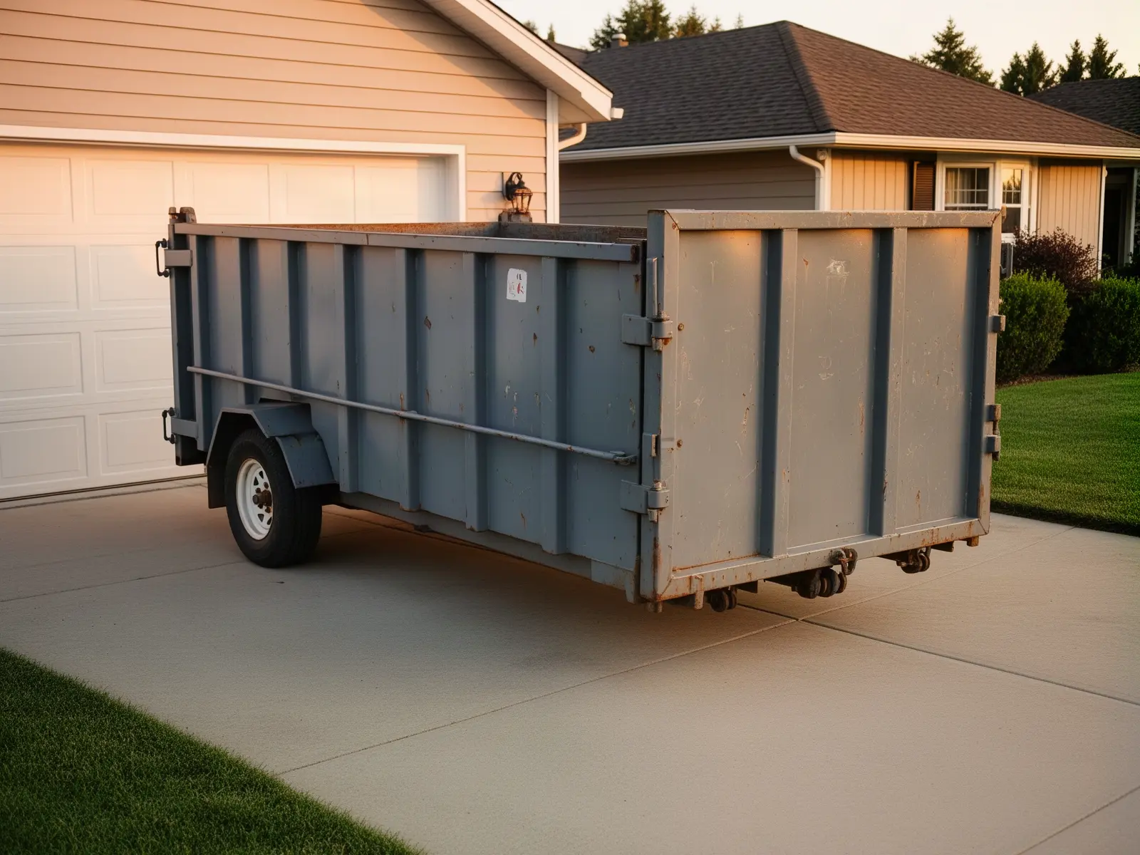 Roll-off dumpster from Little Bobby's Dumpster Rental in Sandusky, OH
